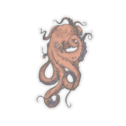 Realistic Octopus Graphic Sticker